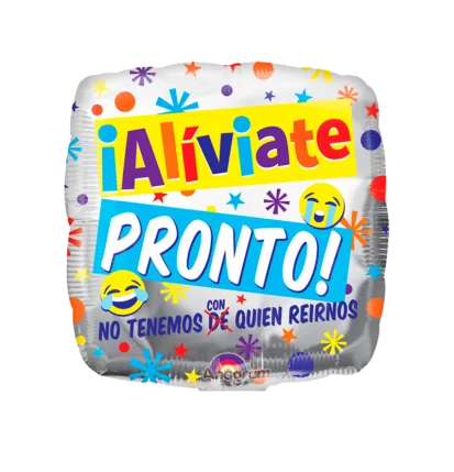20cm Globo Aliviate Pronto Risa