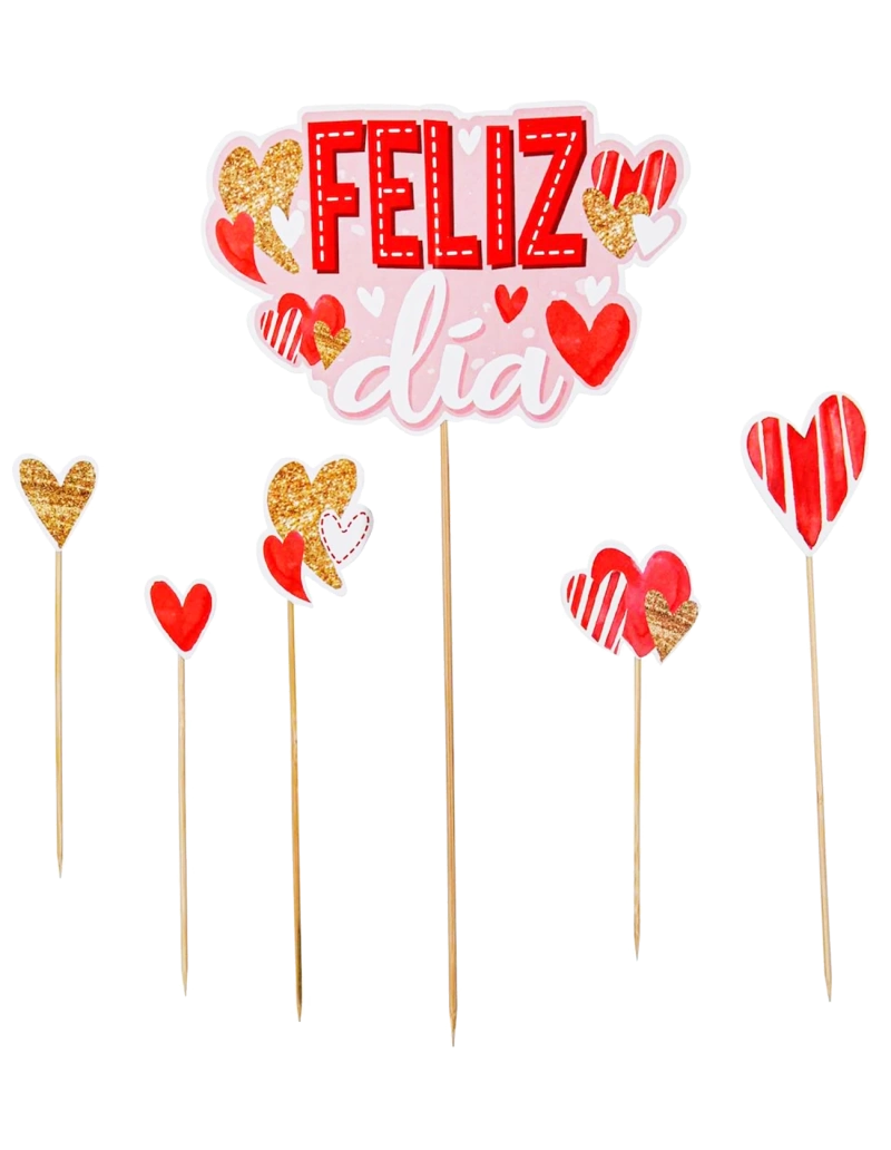 Extra Banderines Amor Feliz día