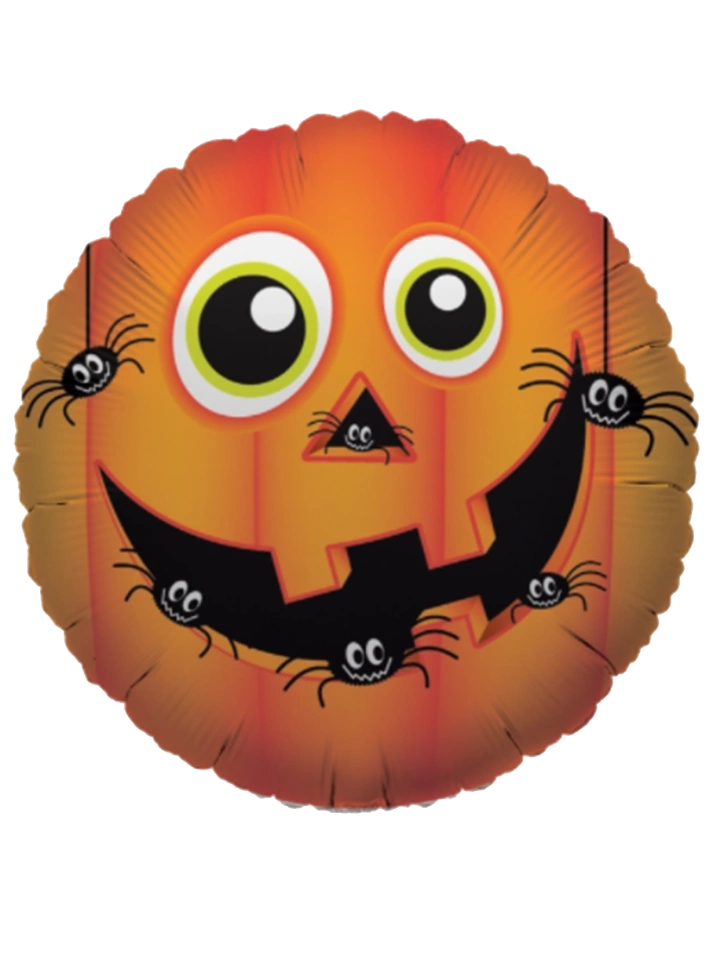23cm Globo Calabaza Sonriente