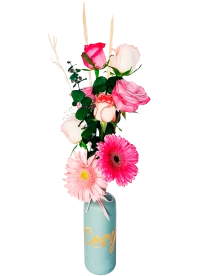 Rosas y Gerberas para Sorprender