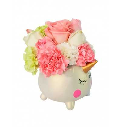 Unicornio Arreglo Floral