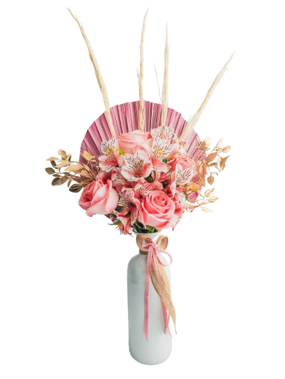 Arreglo de Flores Sonrisa Rosa