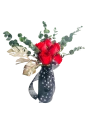 Florero Black & Red
