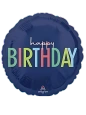 43cm Globo Happy Birthday liso