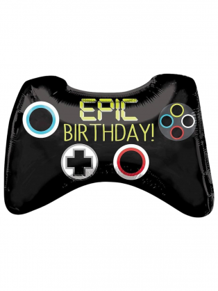 Globo 3D Control Gamer Epic Birthday