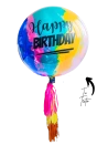 Globo Gigante de Colores HBD Burbuja 90cm