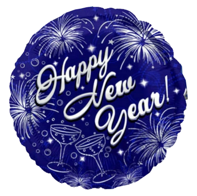43cm Globo Happy New Year