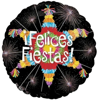 43cm Globo Felices Fiestas