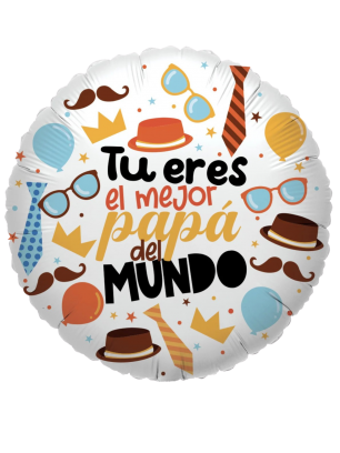 43cm Globo Mejor Papá del Mundo