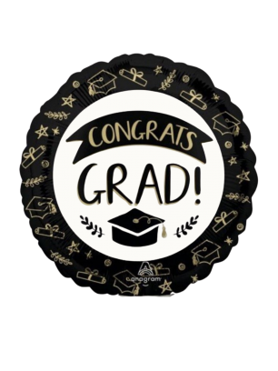 20cm Globo Congrats Grad