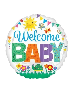 20cm Globo Welcome Baby