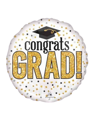 20cm Globo Congrats Grad