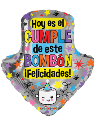 43cm Globo Felicidades Bombón