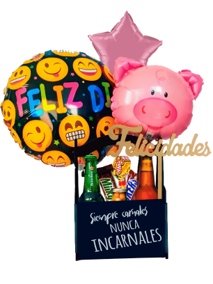Six Chelas y Globos