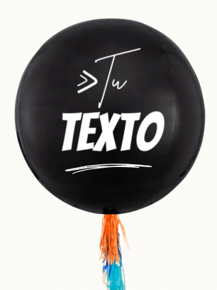 Globo con Helio Personalizado Orbz 35cms