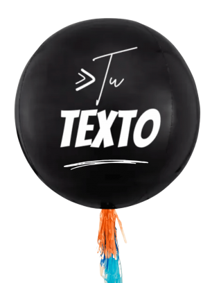 Globo con Helio Personalizado Orbz 35cms