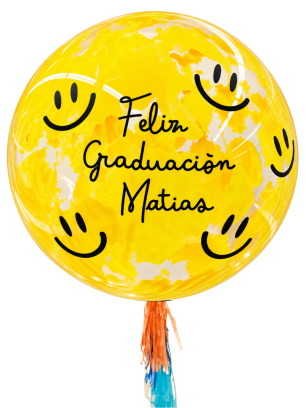Globo Burbuja Happy 90cm