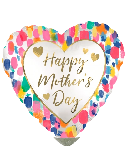 20cm Globo - Feliz día Mamá - Happy Mother´s Day