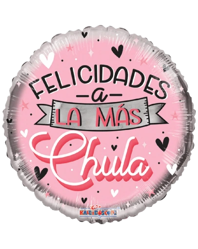 43cm Globo Felicidades a la Más Chula